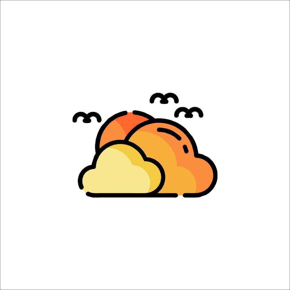 Cloud icon illustration vector