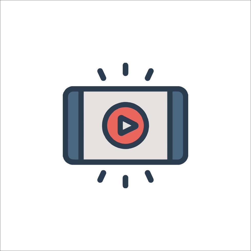 player icon on white background vector