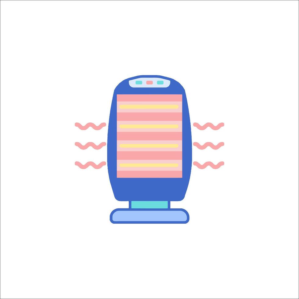 A flat icon of a hair dryer vector