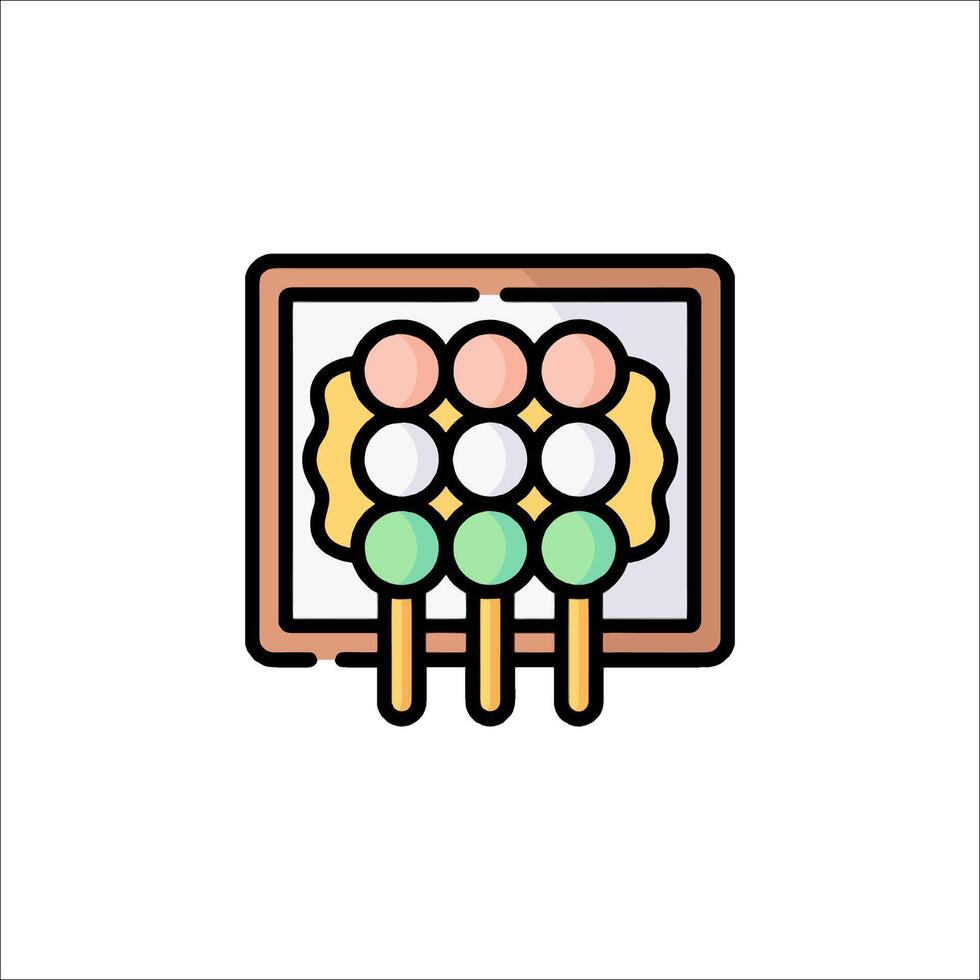 A colorful icon of a box with a bunch of balls inside vector