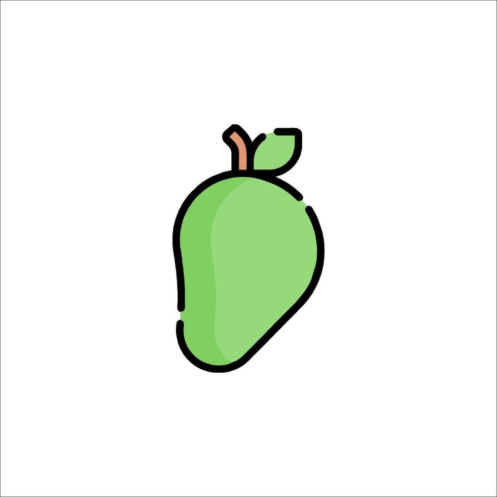 Mango fruit icon illustration vector
