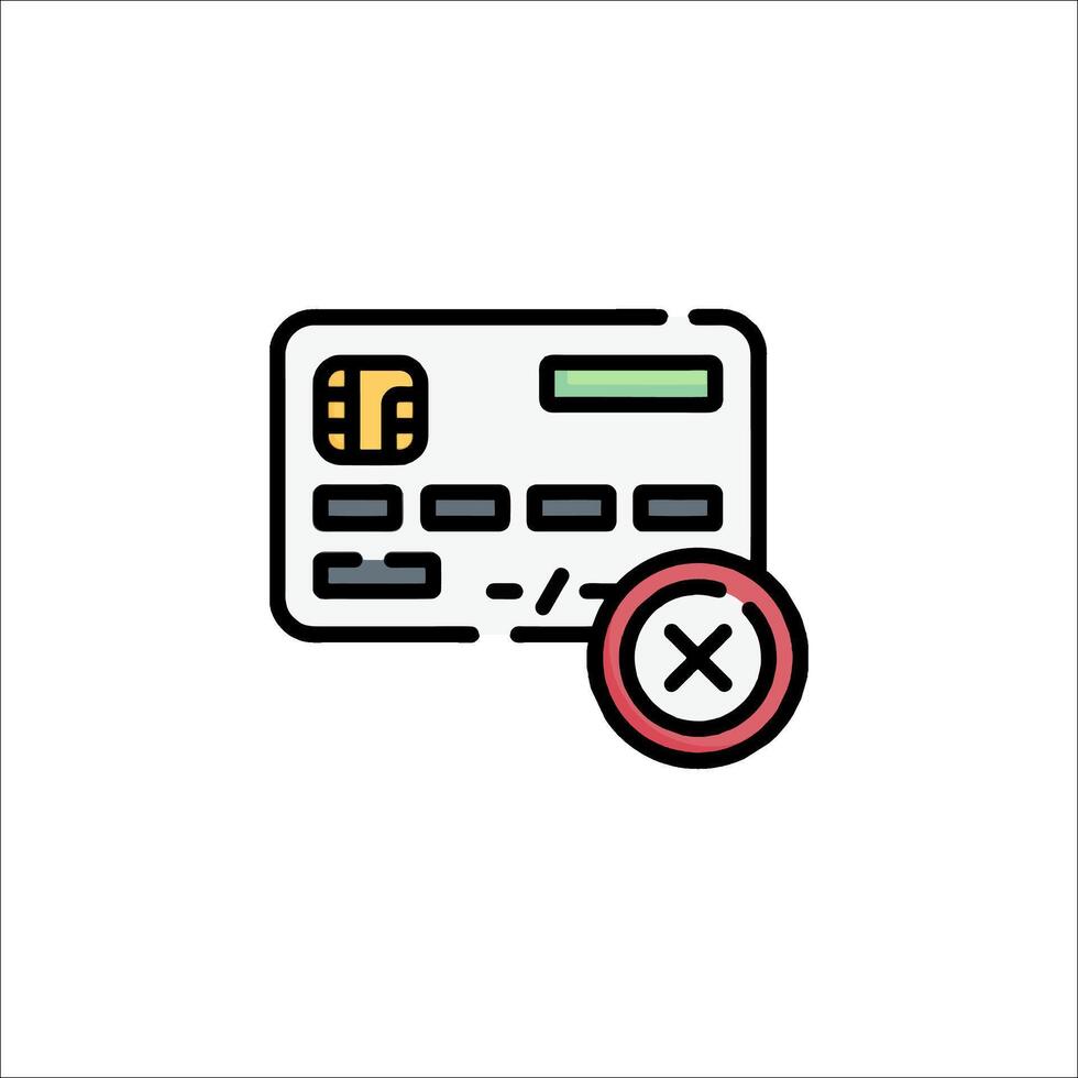 Credit card icon illustration vector