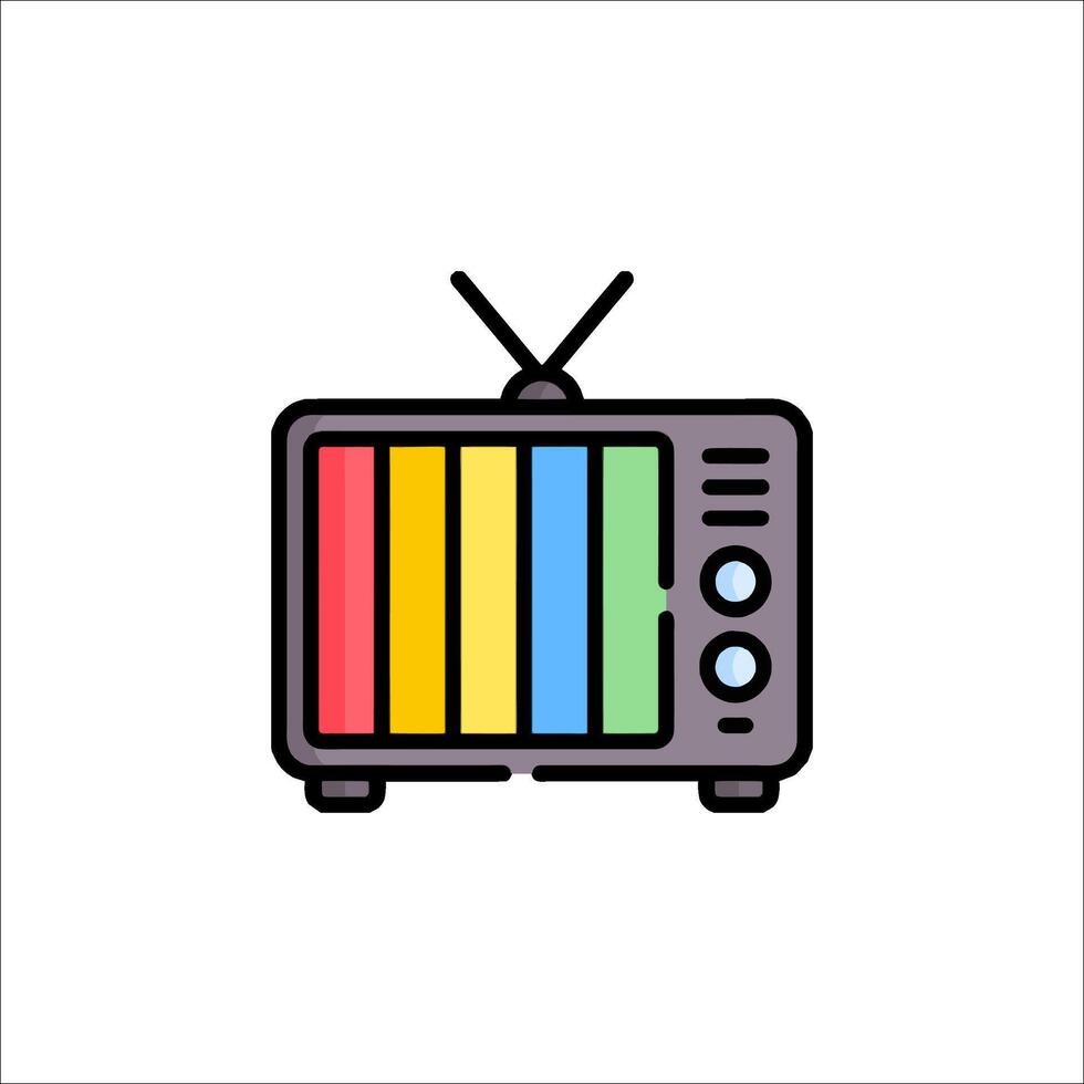 Tv icon illustration vector