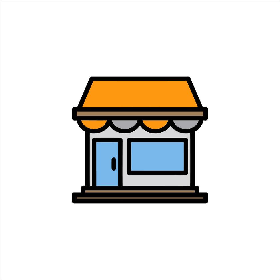 A store icon on a white background vector