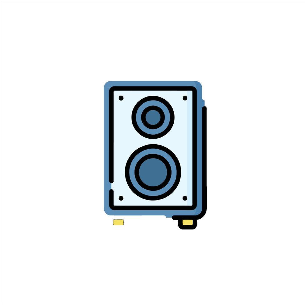 A speaker icon on a white background vector