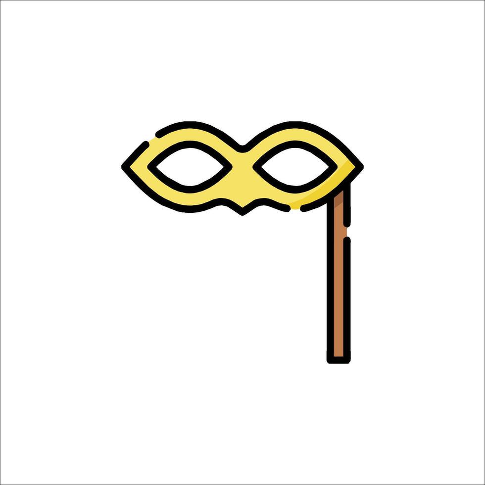 A mask icon on a white background vector