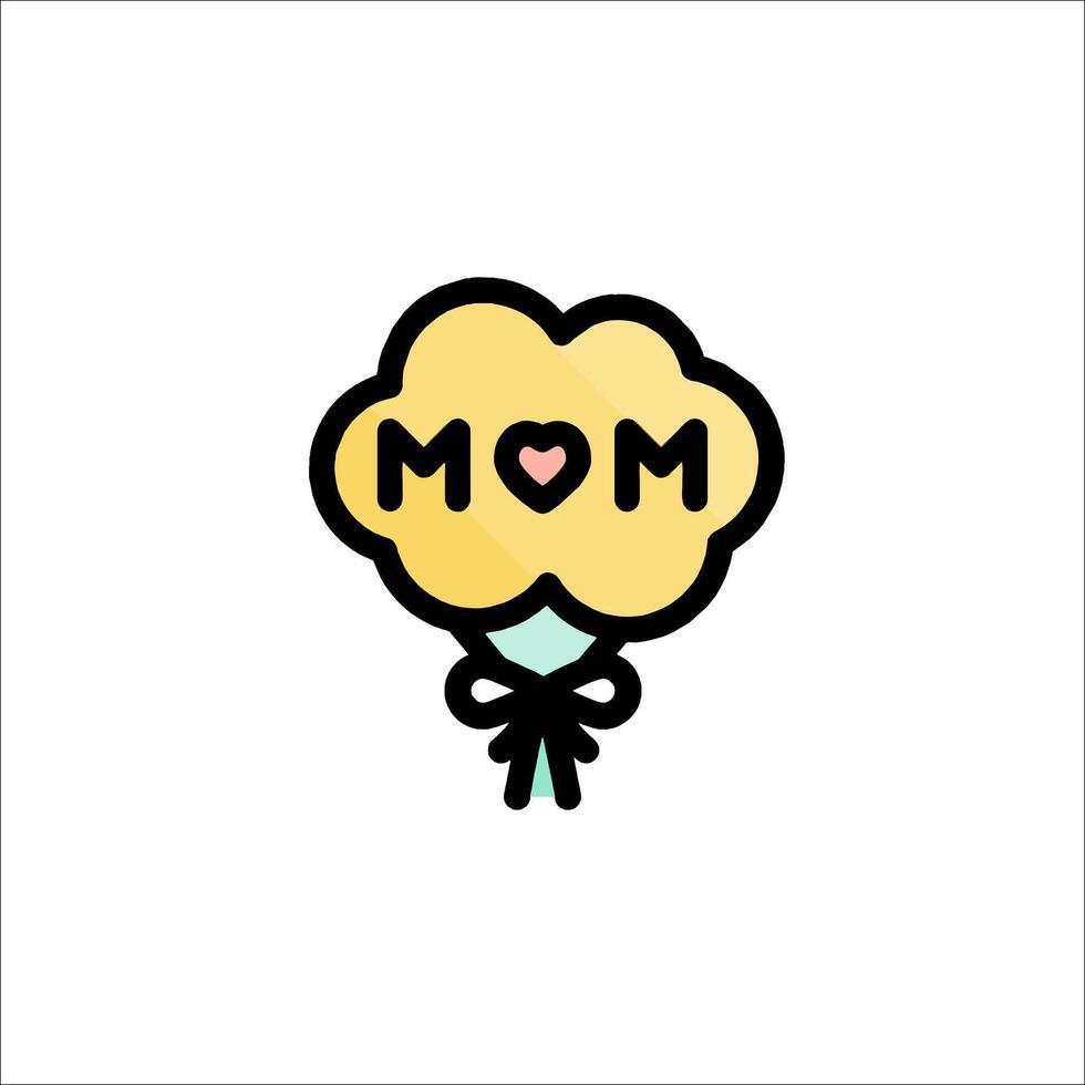 Mom logo design vector