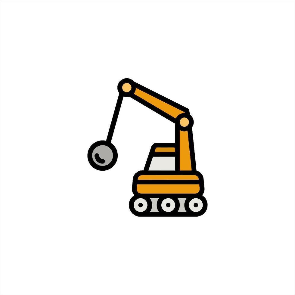 A crane icon on a white background vector