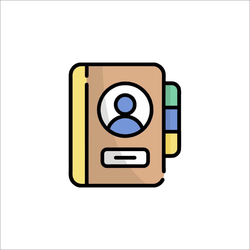 A person is sitting in a book with a phone in the background vector