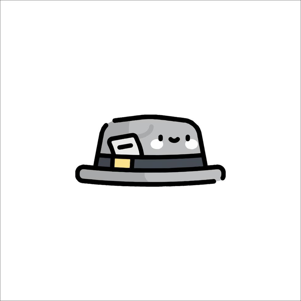 A hat with a note inside it vector