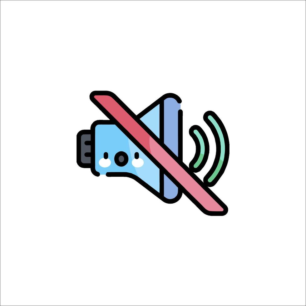 No sound icon vector