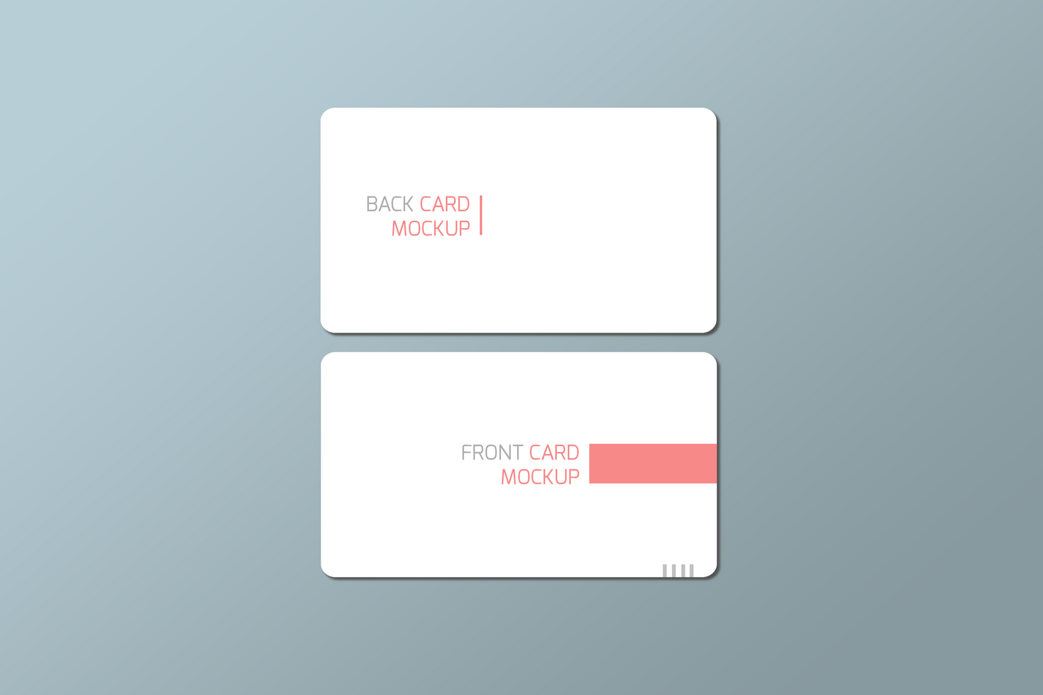 Business card Mockup Template psd