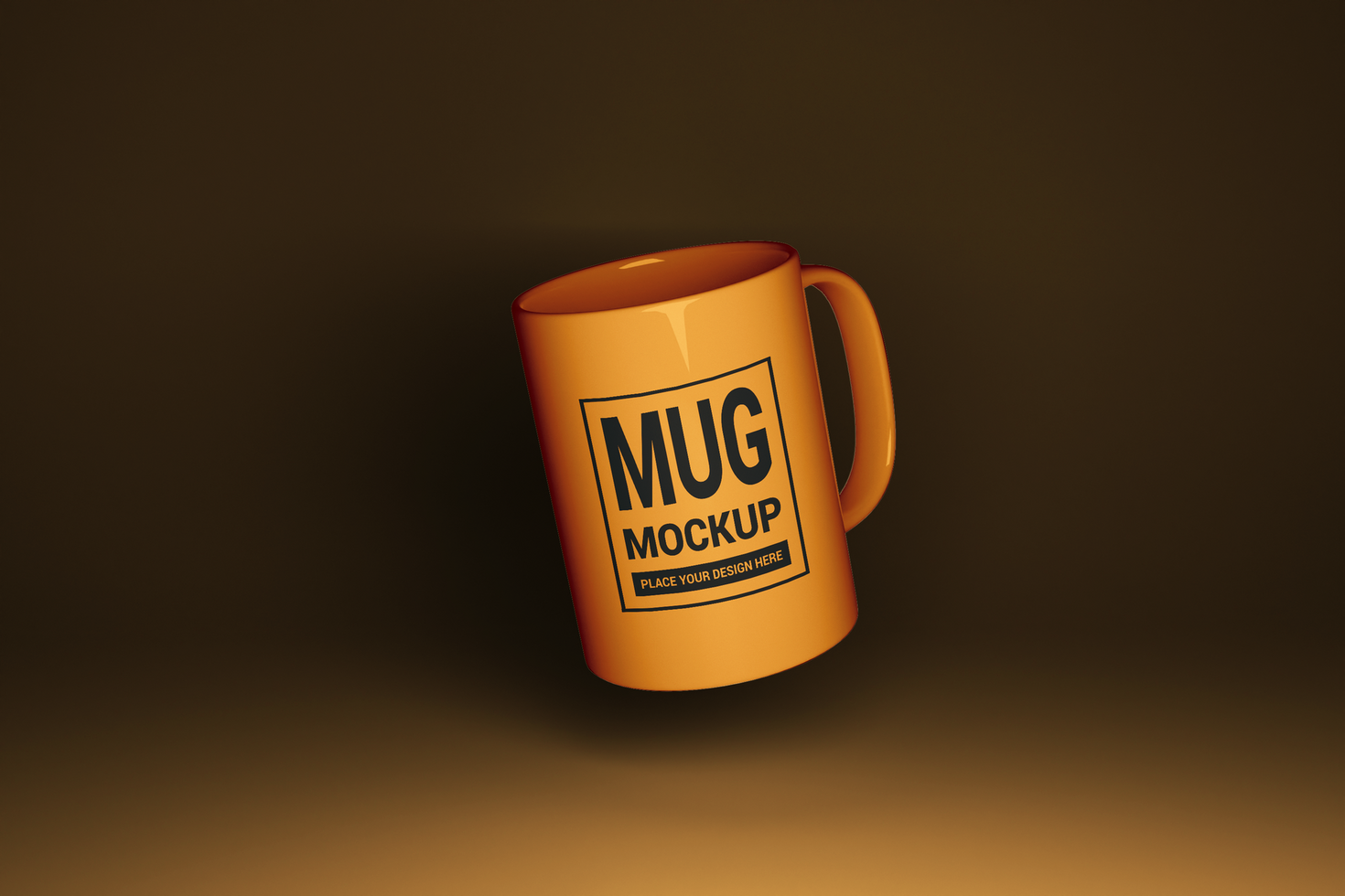 Changeable Color Coffee Mug Mockup Template psd