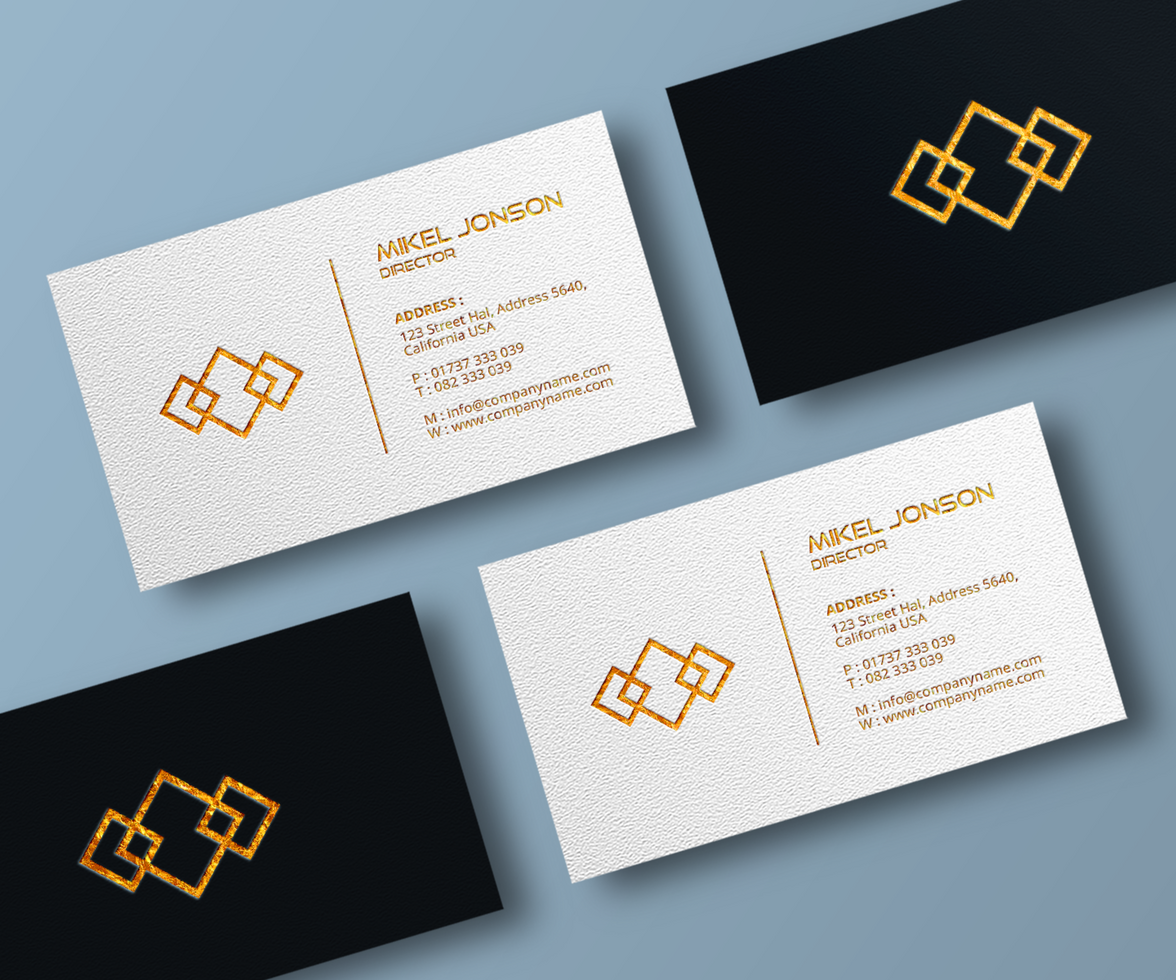 Business card Mockup Template psd