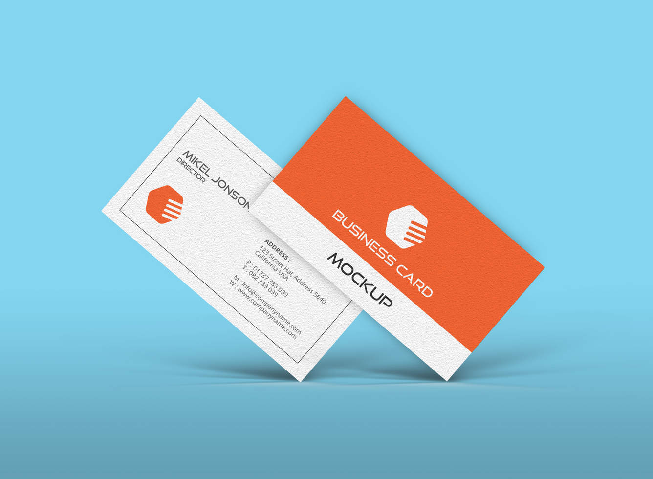 Business card Mockup Template psd