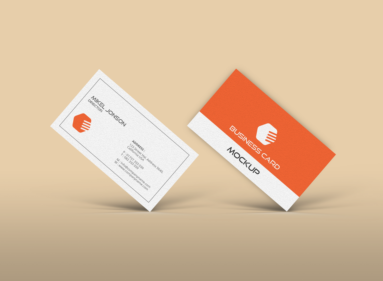Business card Mockup Template psd