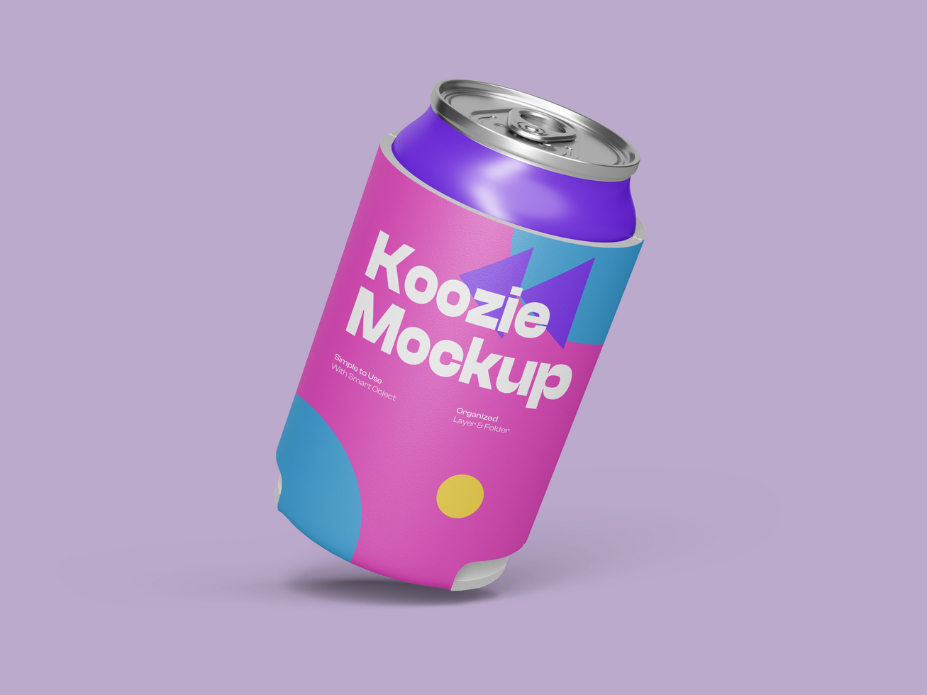 Koozie Standard Mockup psd