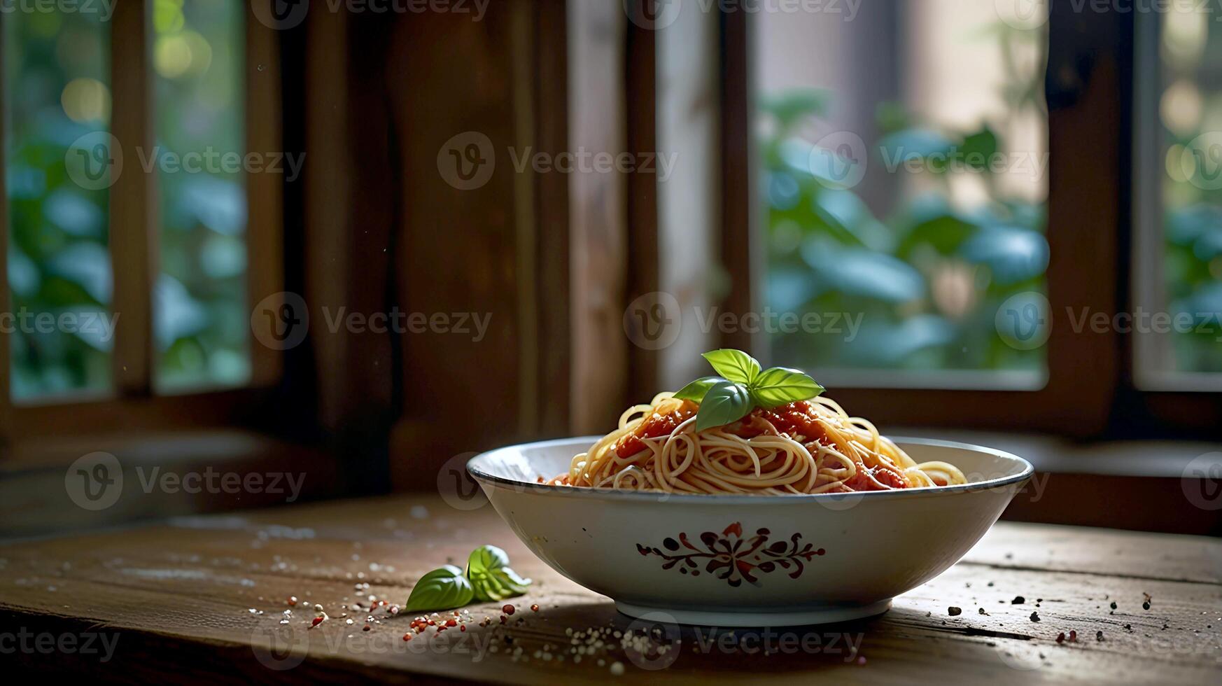 Delicious Noodle food for National Spaghetti Day photo