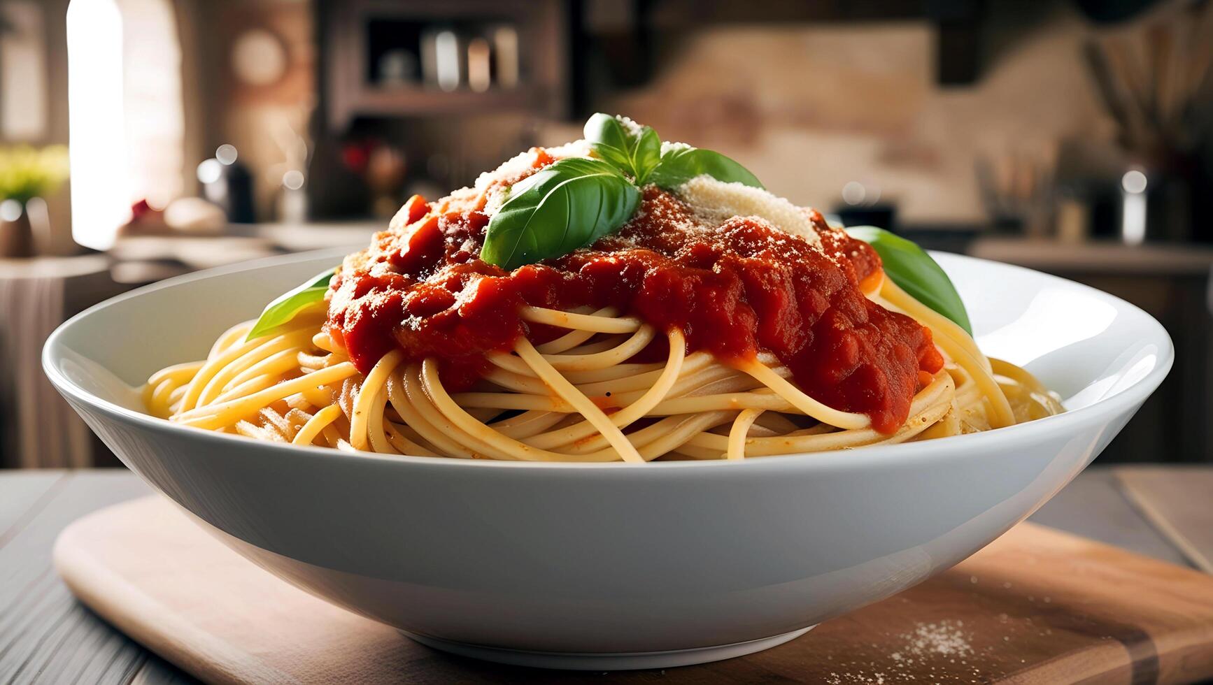 Delicious Noodle food for National Spaghetti Day photo