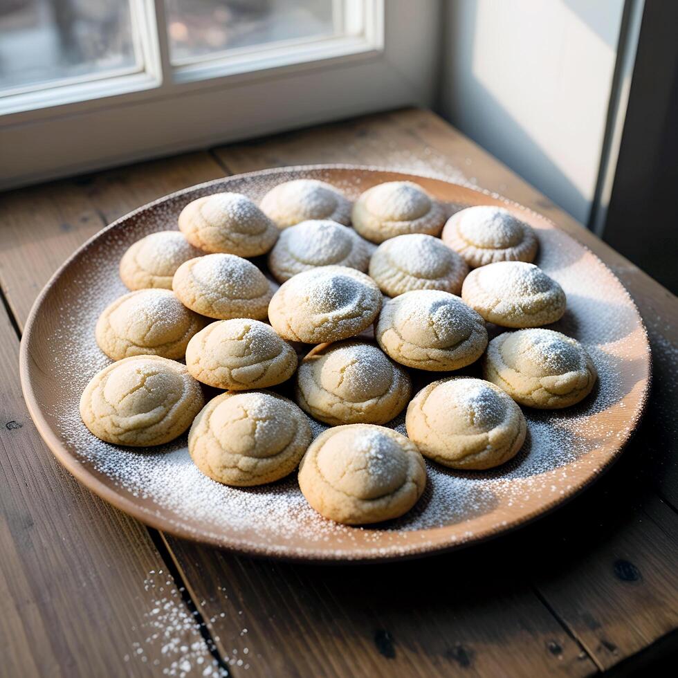 Fresh Delicious Chocolate chip cookies for National Cookie Day photo
