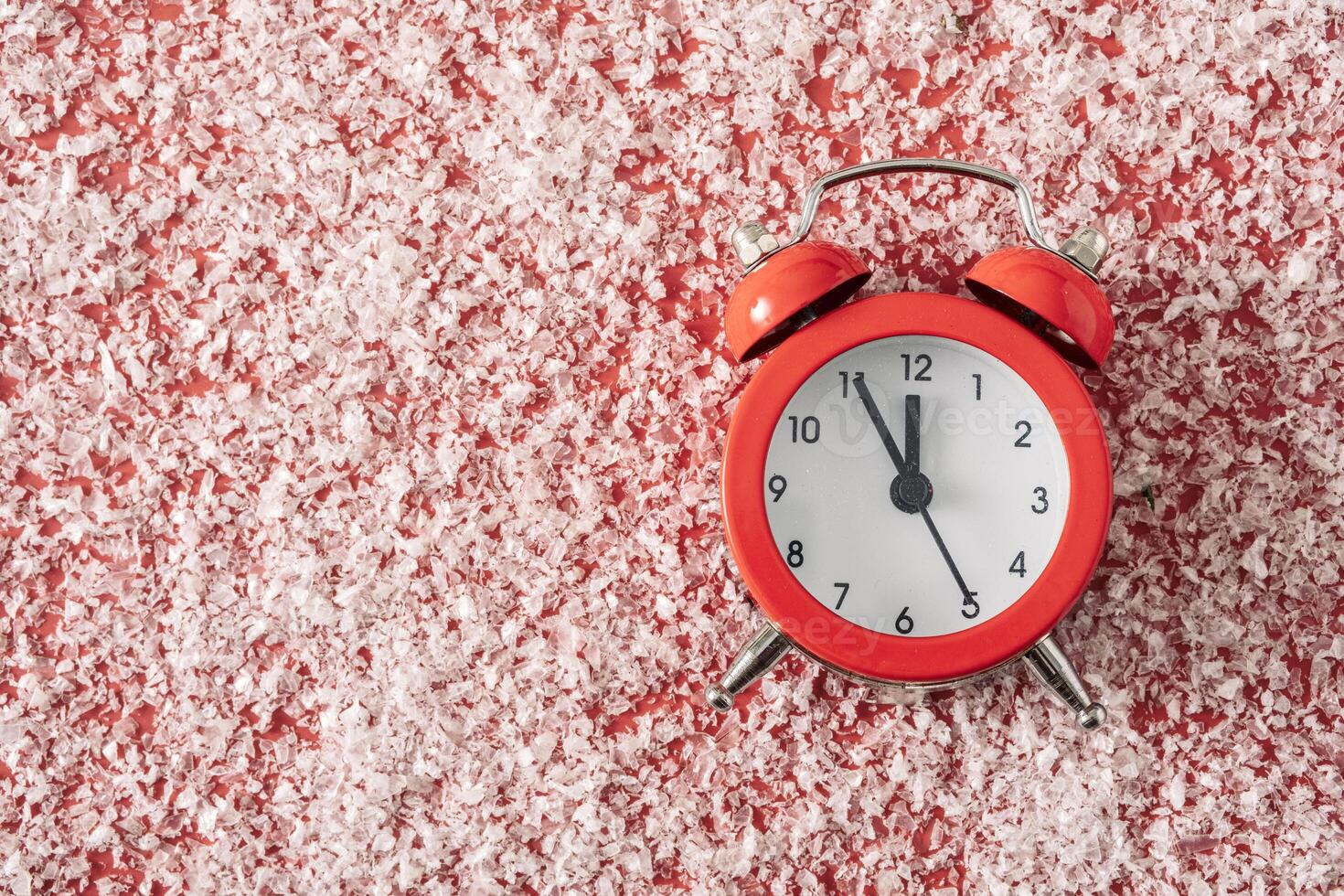 Minimal trend concept for Christmas and New Year. photo