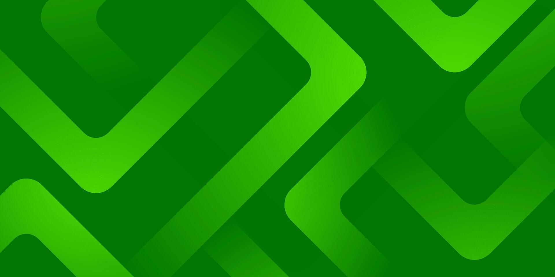 Abstract green square pattern background. Overlap pattern with overlay shapes. Bright green background with simple pattern design. vector
