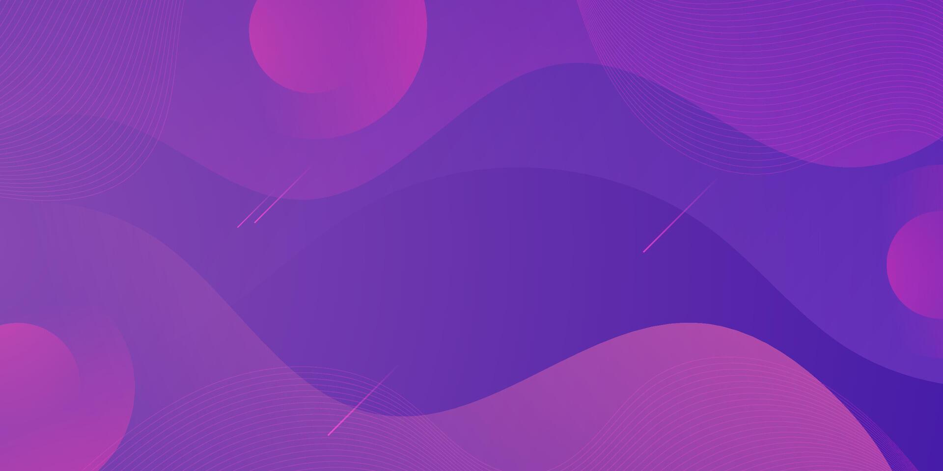 Abstract violet purple gradient wave liquid geometric background modern with fluid style gradient color. Suitable for banner, flyer, and etc. vector