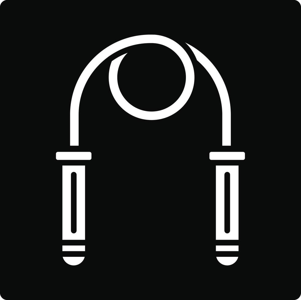 Skipping Rope Illustration Icon vector
