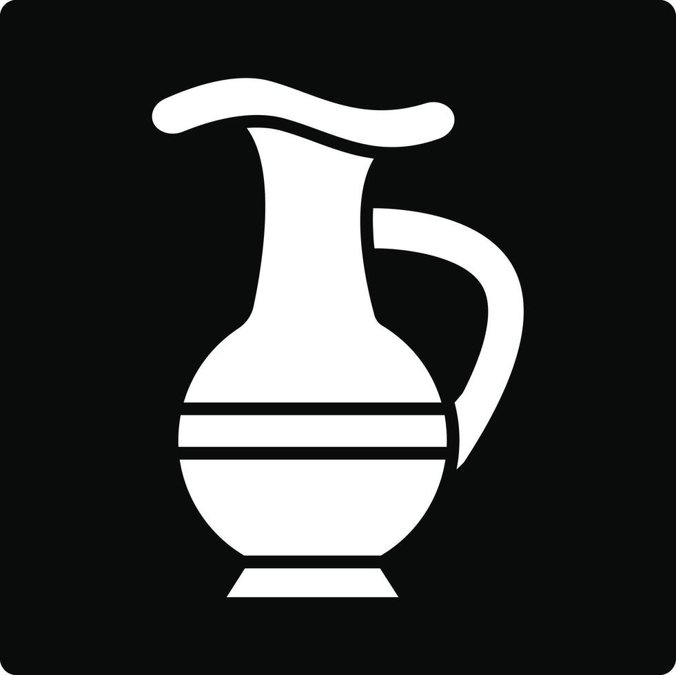 Pitcher Illustration Icon vector