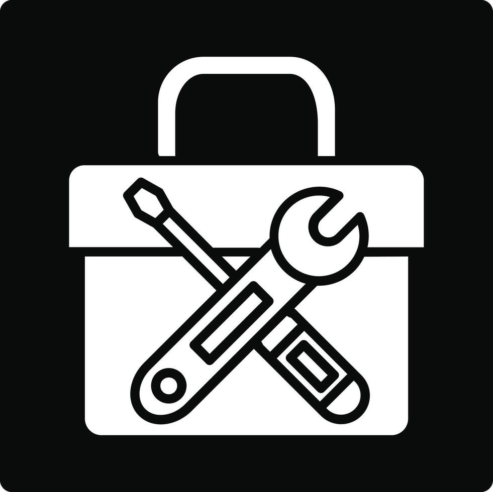 Tool Box Illustration Icon vector