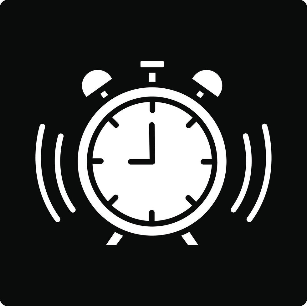 Alarm Clock Illustration Icon vector