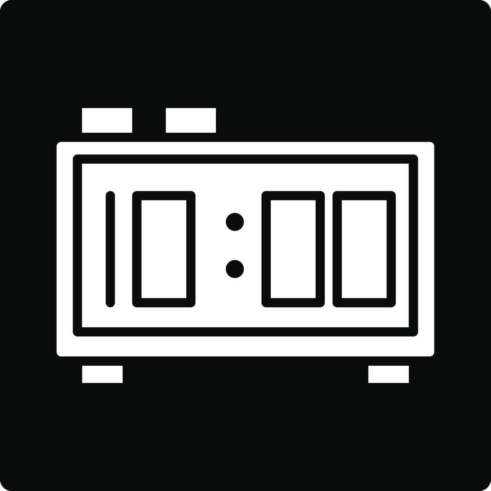 Digital Clock Illustration Icon vector