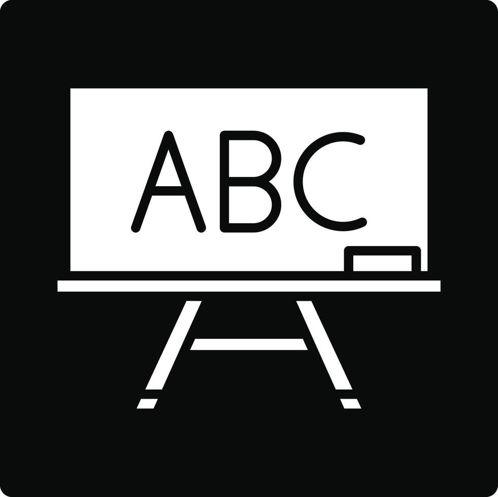 Blackboard Illustration Icon vector