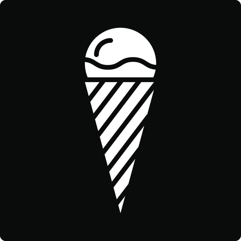 Ice Cream Illustration Icon vector