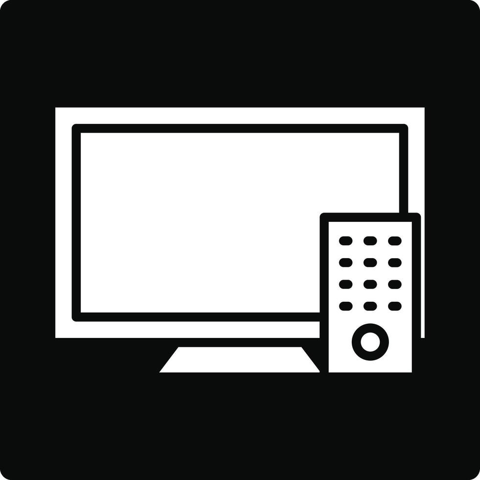 Television Illustration Icon vector