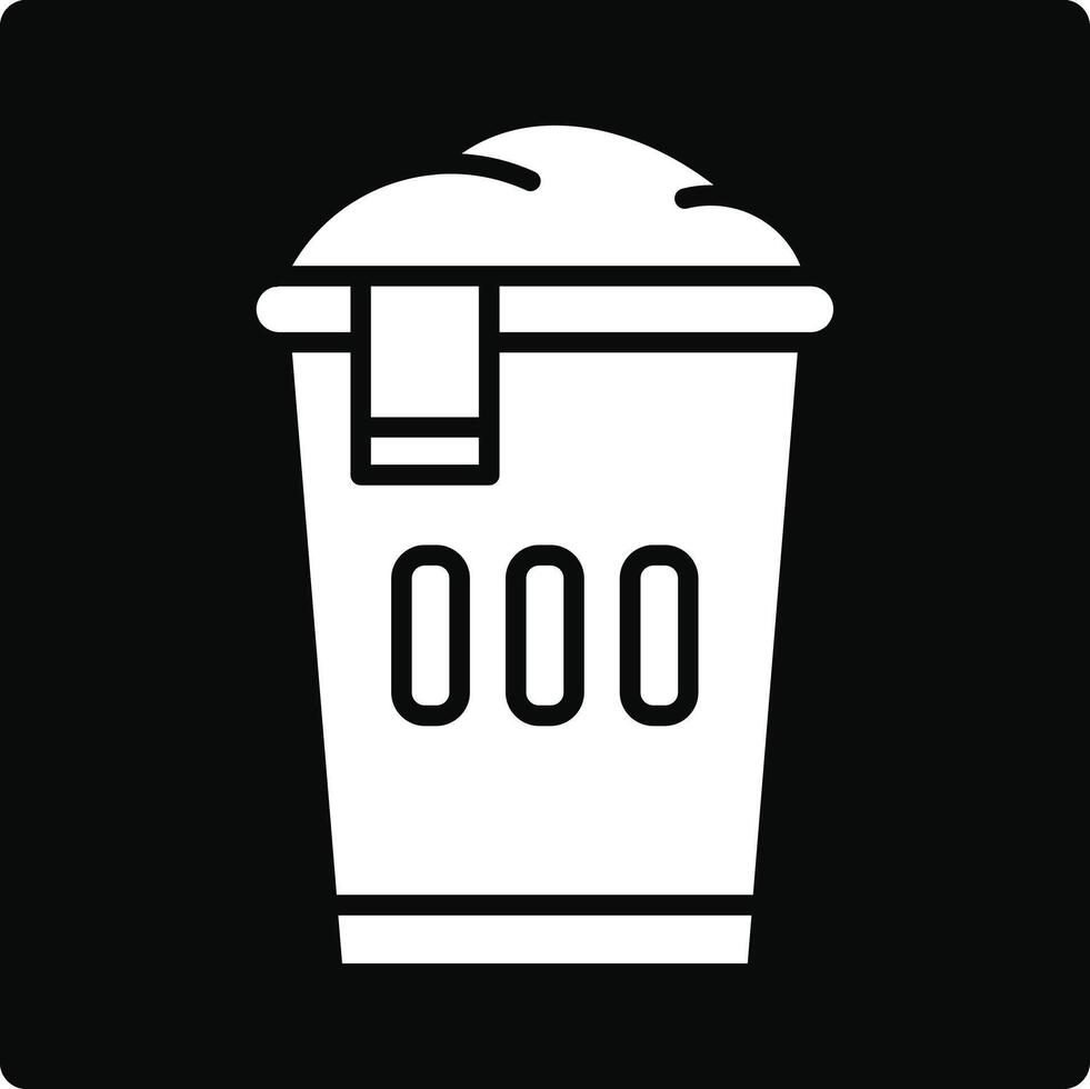 Laundry Basket Illustration Icon vector