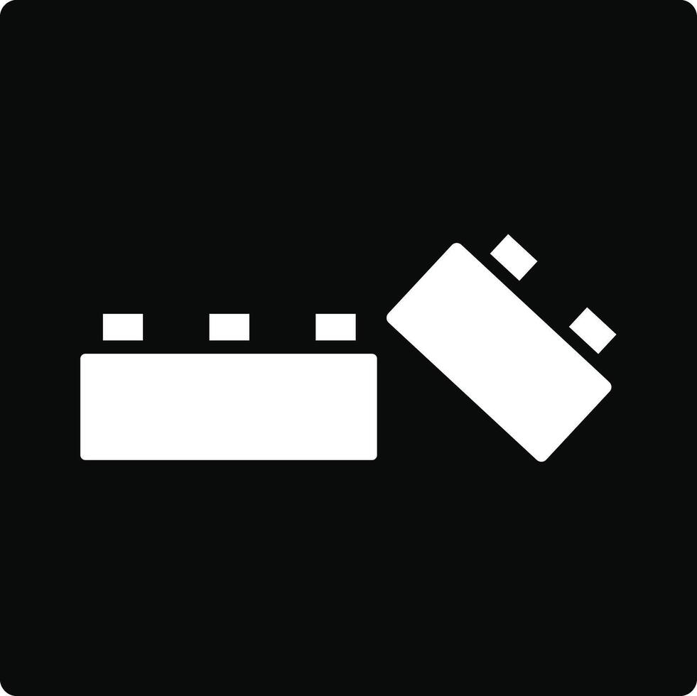 Bricks Toys Illustration Icon vector