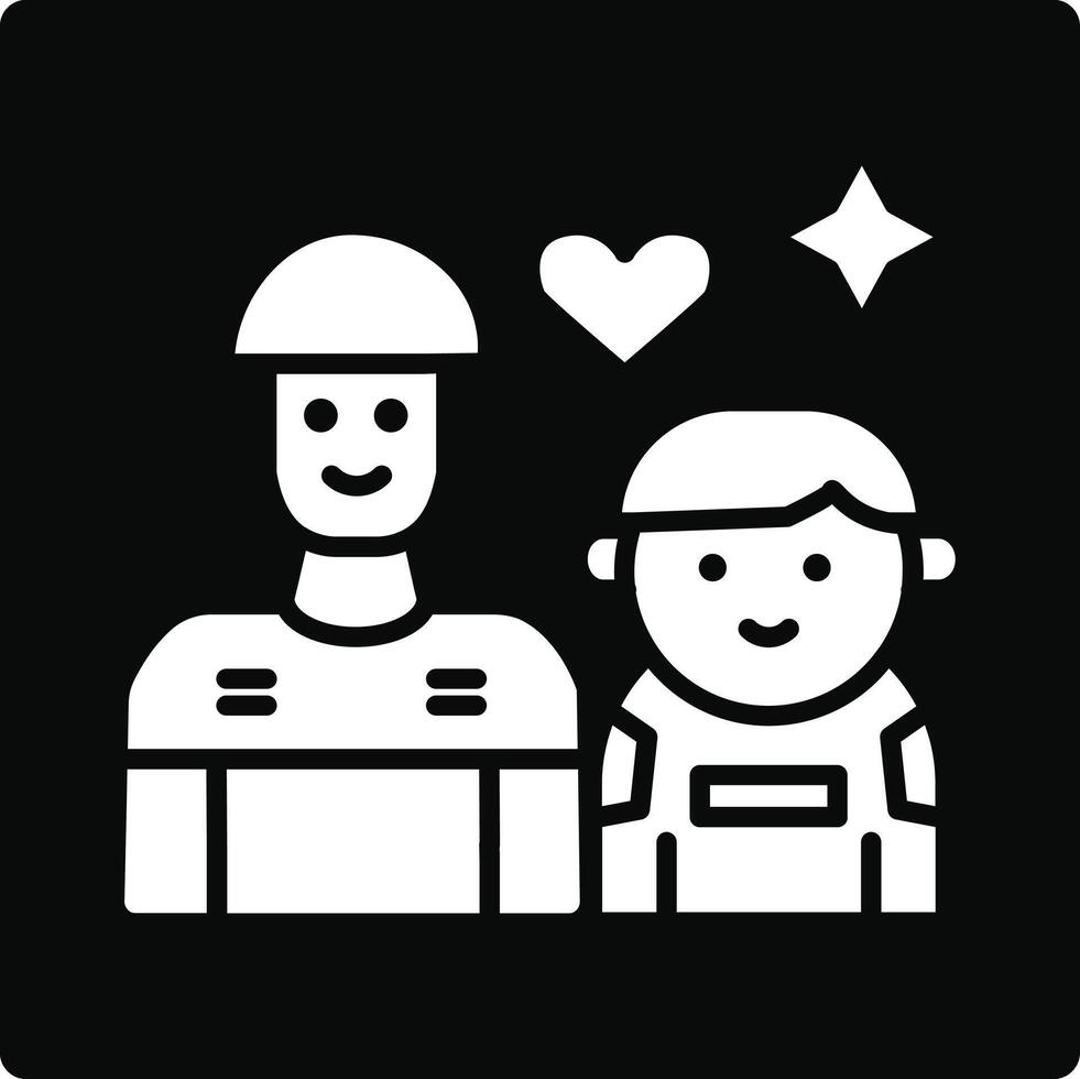 Father Illustration Icon vector