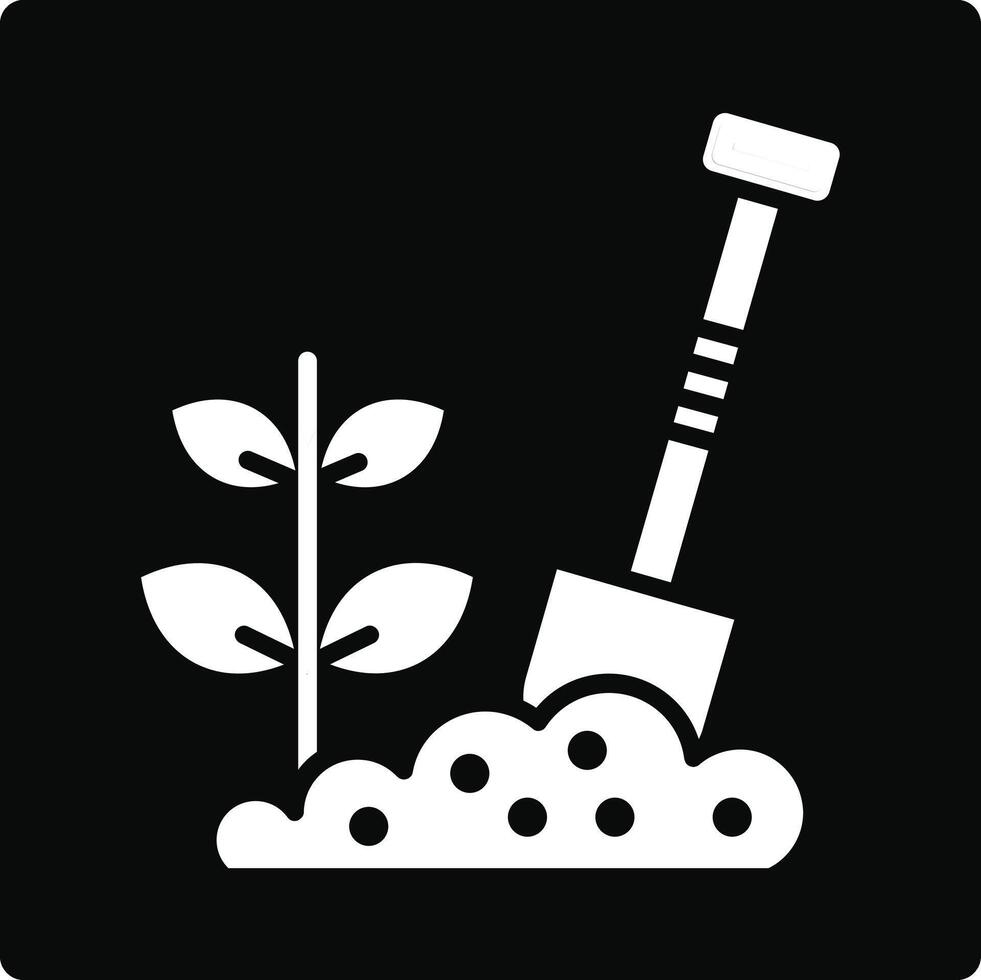 Shovel Illustration Icon vector