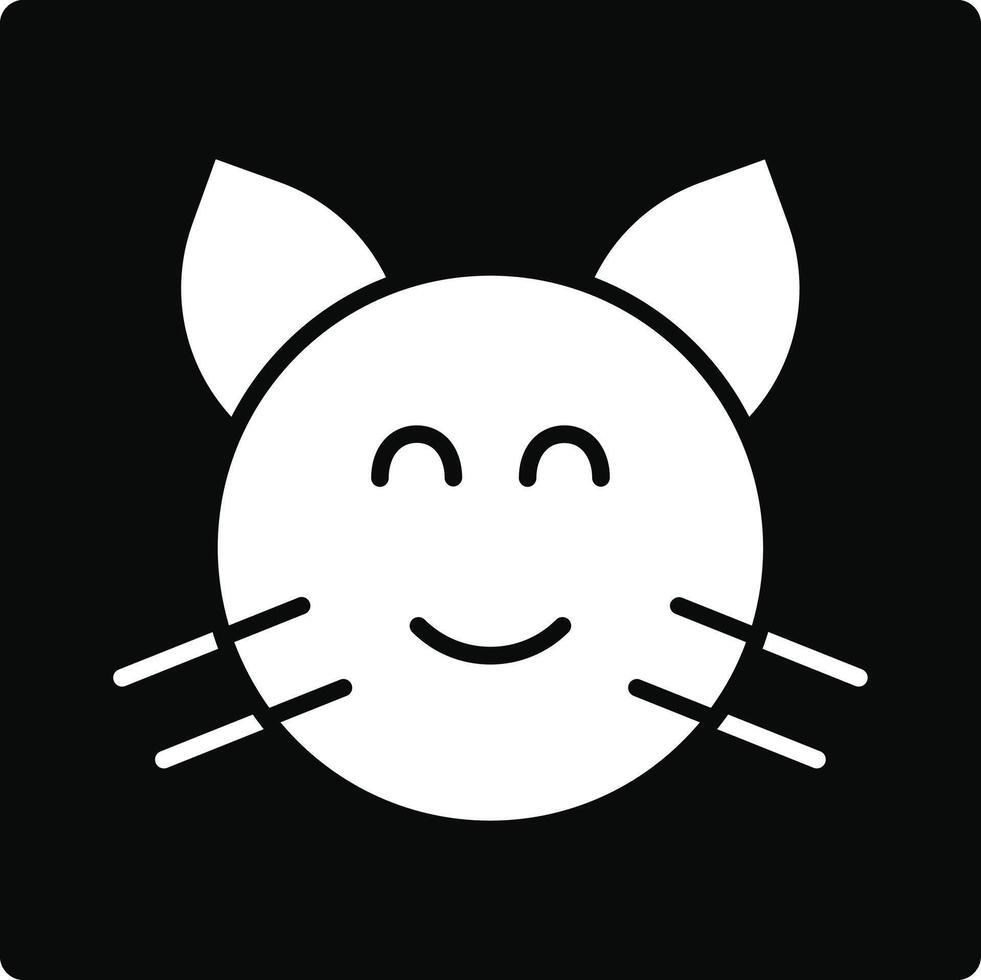Cat Illustration Icon vector