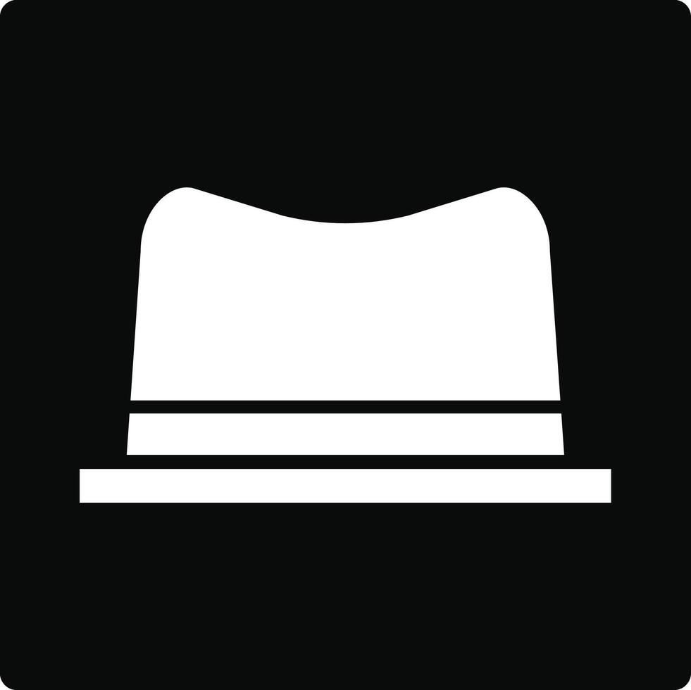 Farming Hat Illustration Icon vector