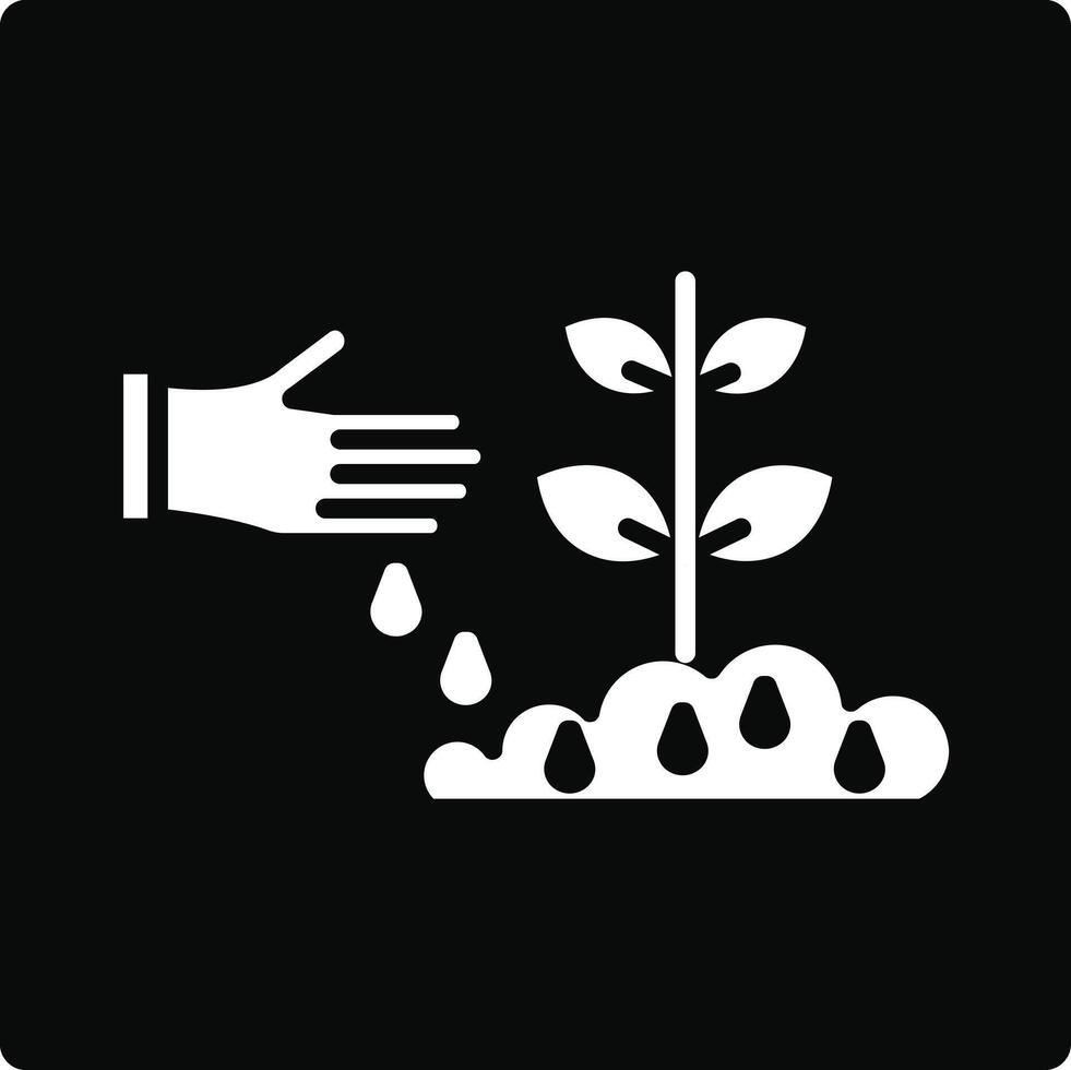 Seeding Illustration Icon vector