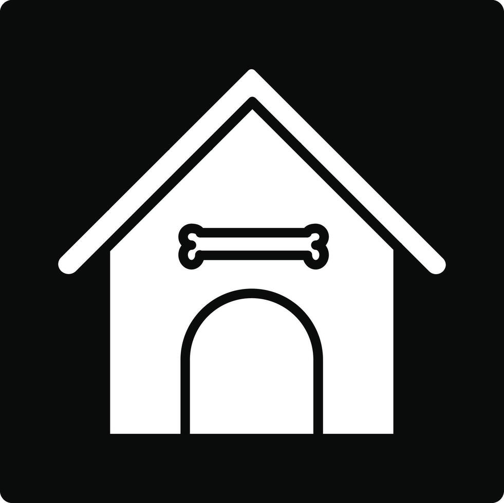 Pet House Illustration Icon vector