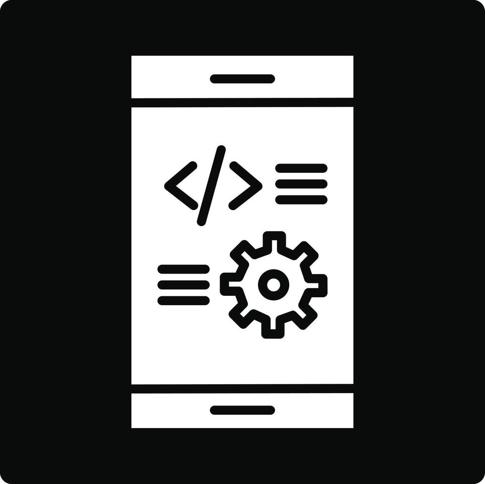 App Development Illustration Icon vector