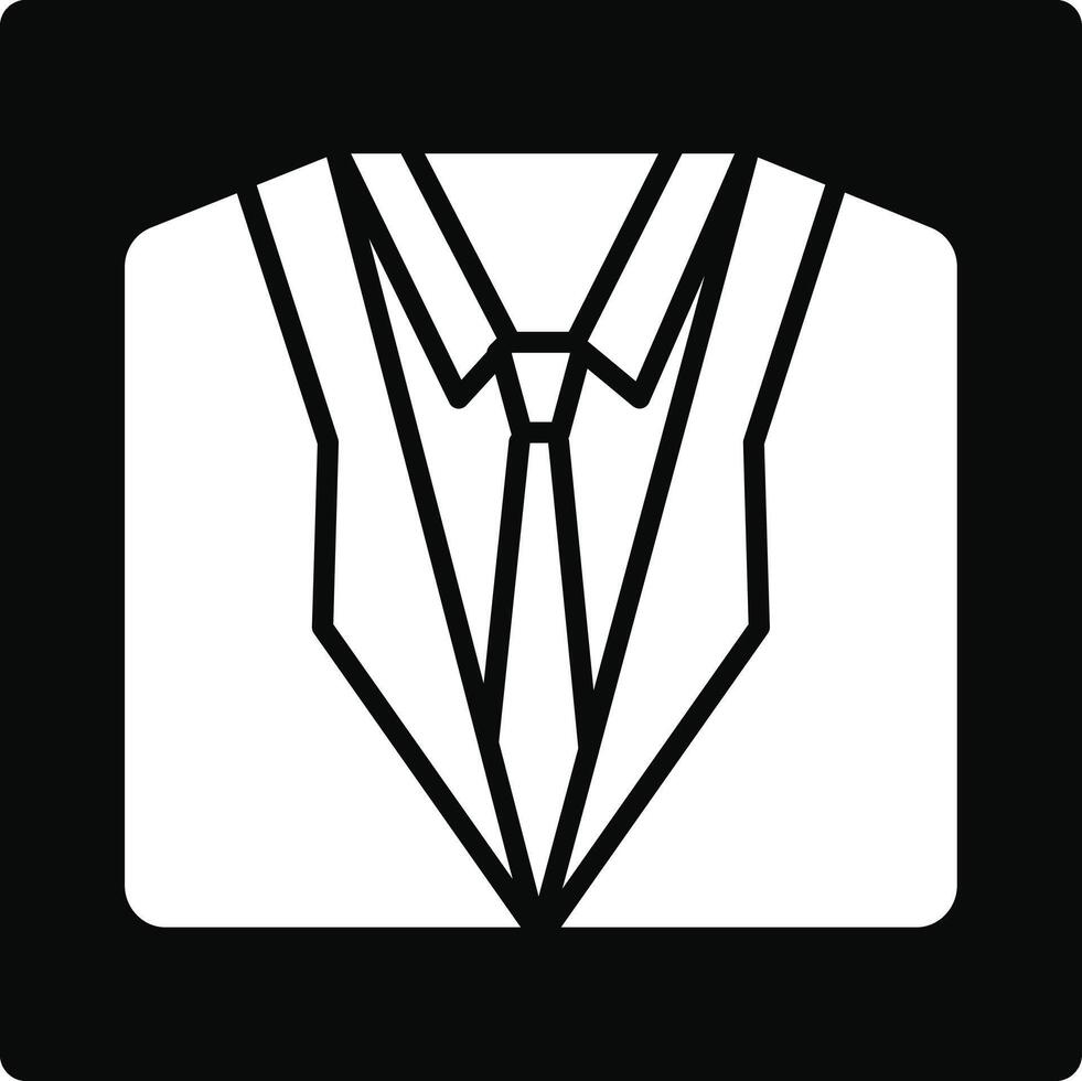 Business Coat Illustration Icon vector