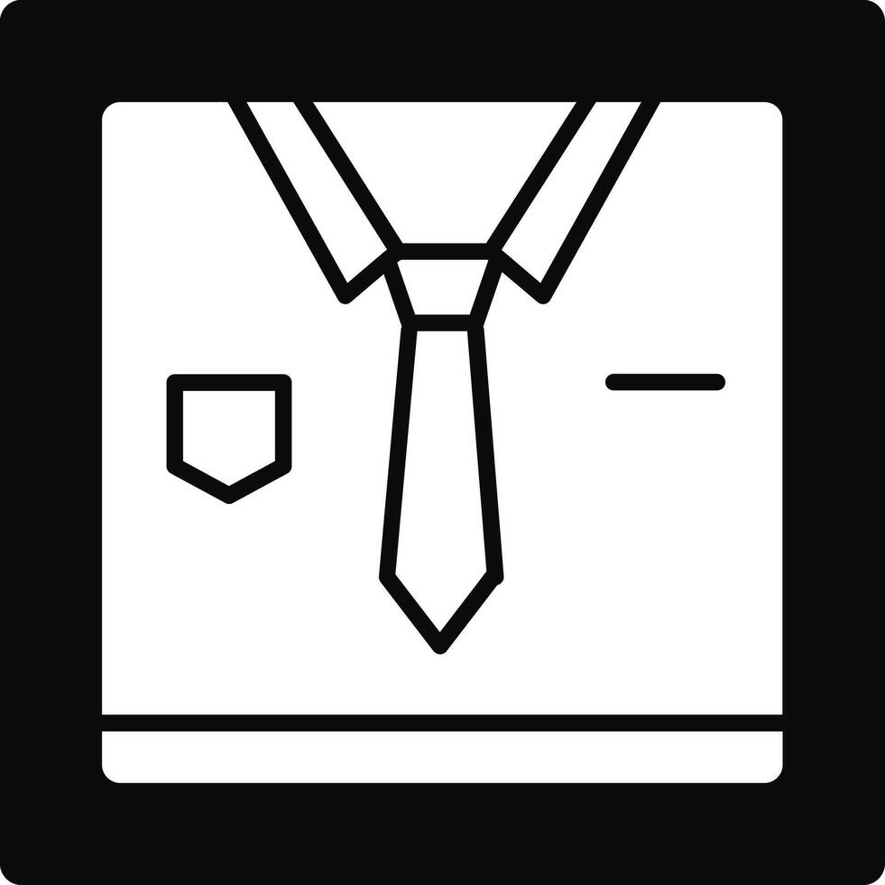 Business Shirt Illustration Icon vector