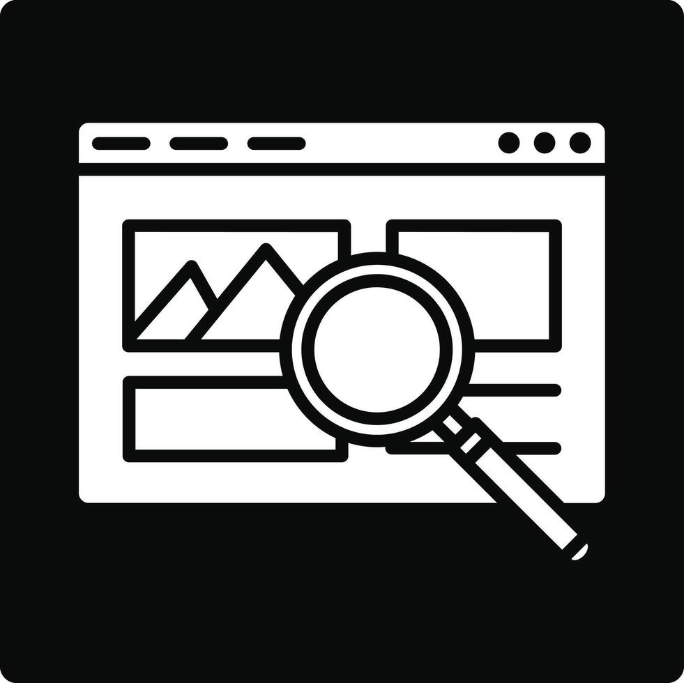 Online Search Illustration Icon vector
