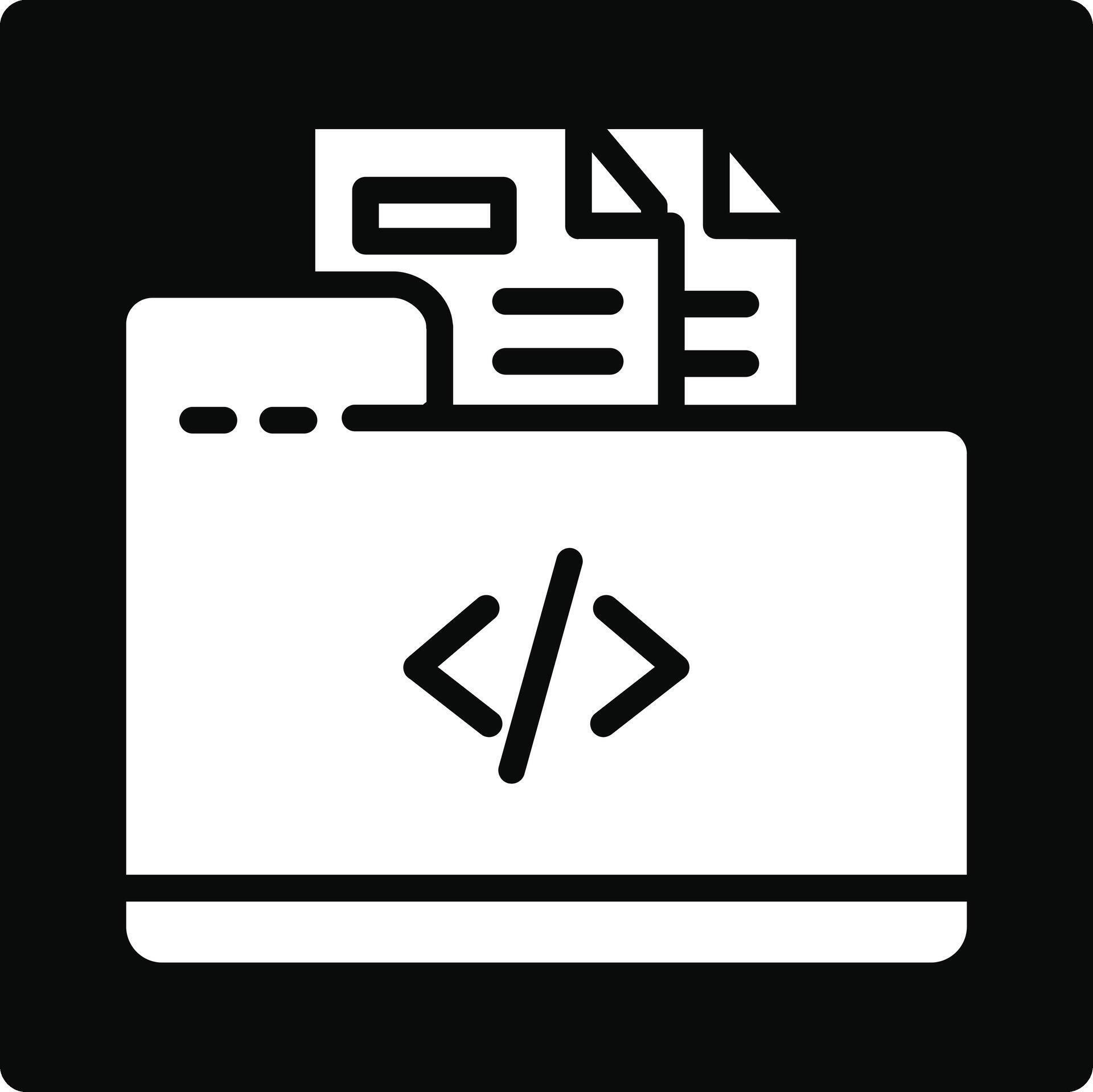 Coding Folder Illustration Icon 53055429 Vector Art at Vecteezy