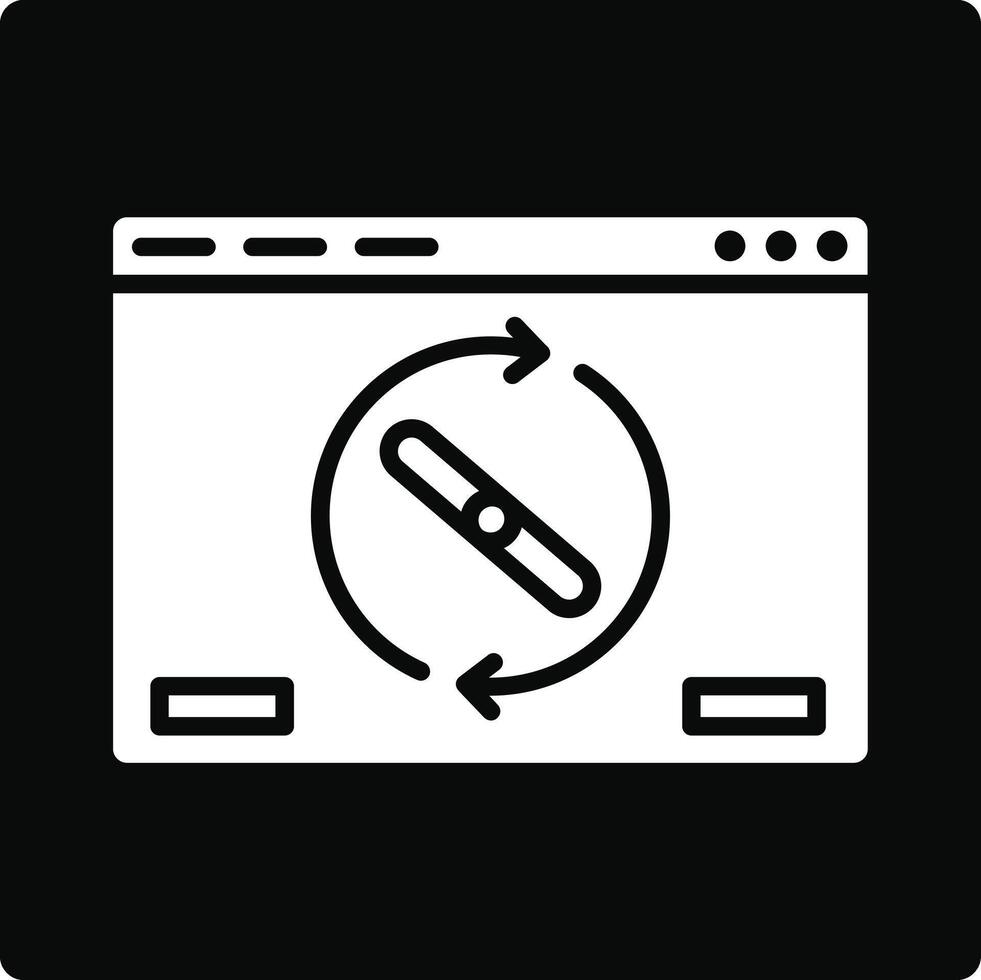 Backlink Illustration Icon vector