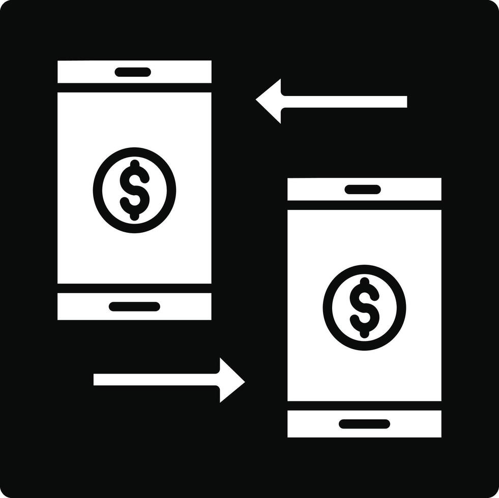 Money Transfer Illustration Icon vector